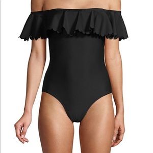 Mouillé Swimwear off the shoulder one piece